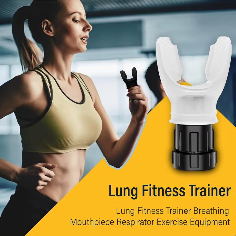 Silicone Breathing Fitness Exercise Equipment Portable Throat Adjustable Resistance Breathing Exercise Device